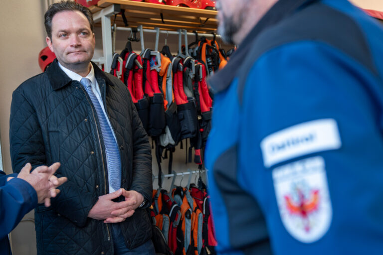 Hoher politischer Besuch bei der Wasserrettung Osttirol