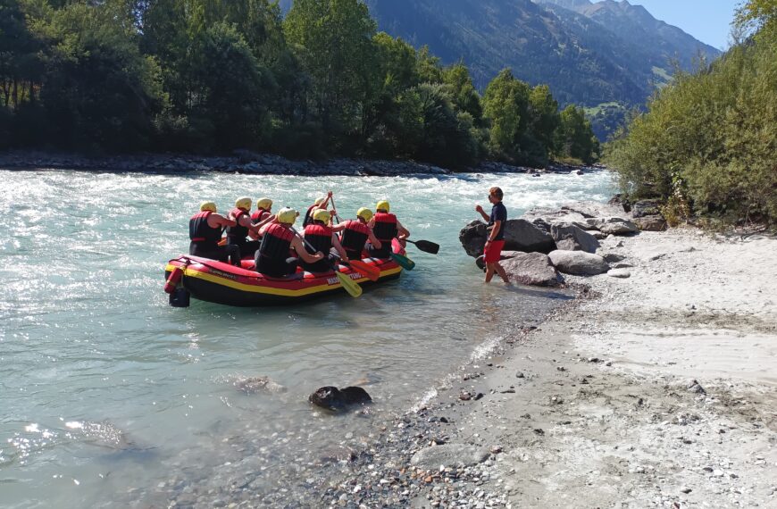 Raftingtour Wasserbauamt Lienz