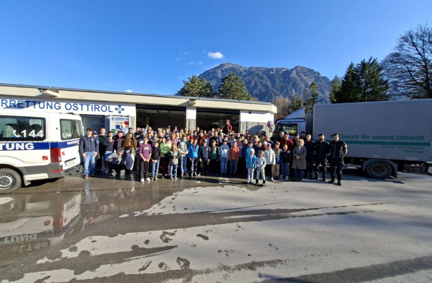 Müllsammelaktion im Lienzer Becken