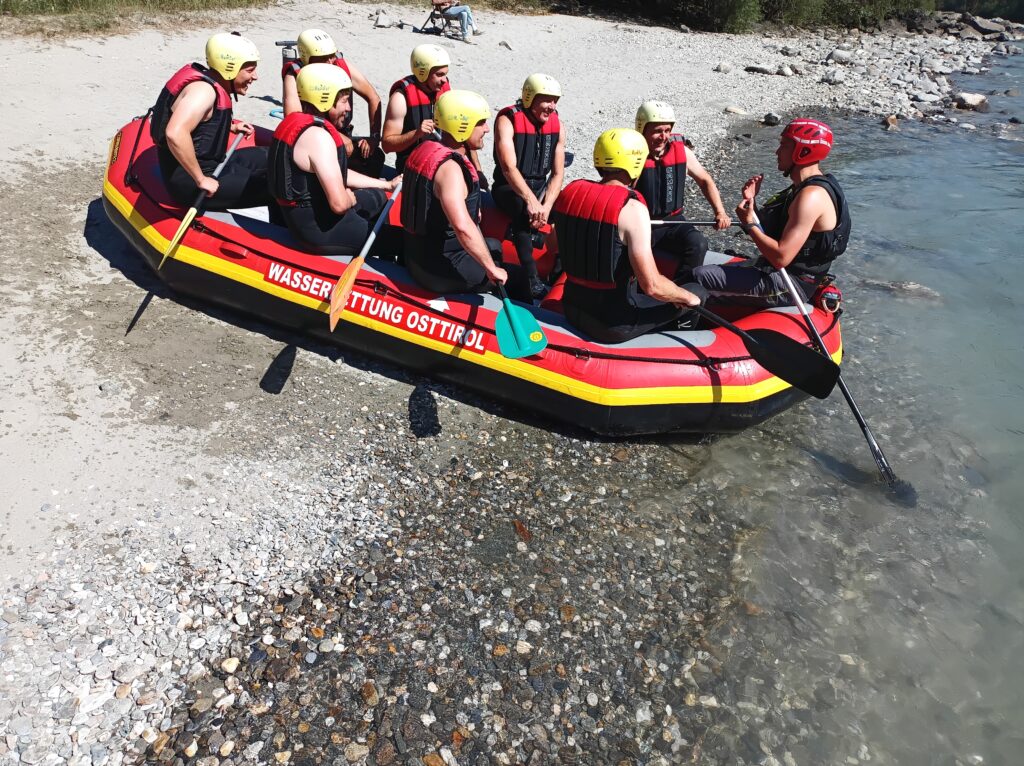 Raftingtour Wasserbauamt Lienz