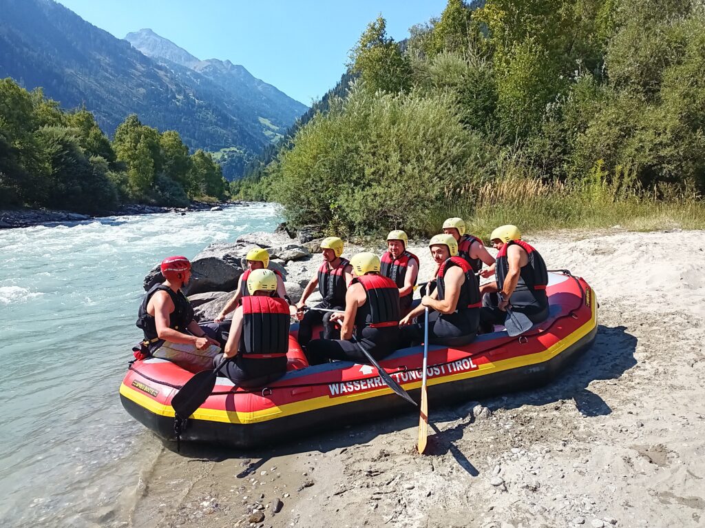 Raftingtour Wasserbauamt Lienz
