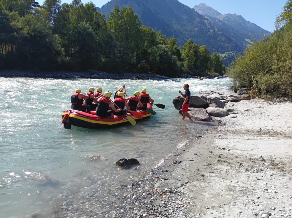 Raftingtour Wasserbauamt Lienz